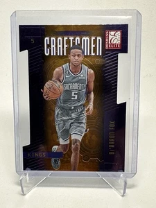 2023-24 Donruss Elite - Craftsmen De'Aaron Fox #10 Orange Die-Cut - Picture 1 of 2
