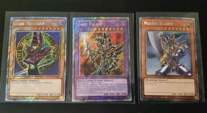 Dark Paladin & Dark Magician & Buster Blader Platinum Secret 1° set Yugioh quasi nuovo - Foto 1 di 1