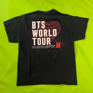 Camiseta grande negra BTS World Tour Kpop - Imagen 1 de 5