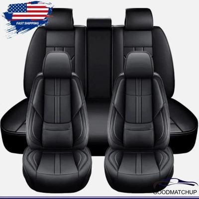 Almohadilla protectora trasera delantera de 5 asientos fundas de asientos de coche de cuero para Mercedes-Benz nueva Foto 1 de 4