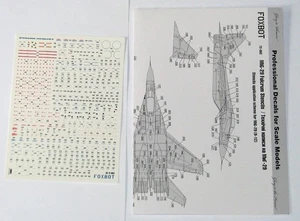 Foxbot 72-062 1:72 Decals Schablonen für Mikoyan MiG-29 (9-12, 9-13, 9-51) - Bild 1 von 6