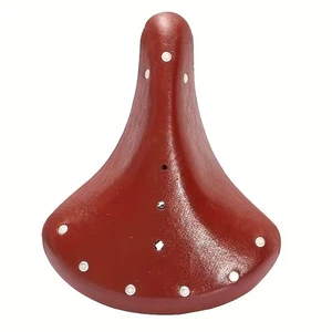 Fahrradsattel Leder Handarbeit Made In France Braun - Bild 1 von 5