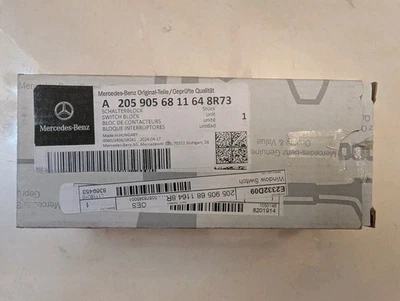 Interruptor ventana lado conductor delantero derecho original mercedes w205 2059056811 c63 c300 Foto 1 de 4