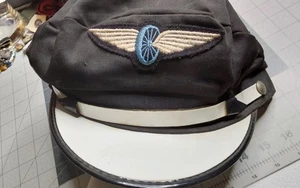 1940s Winged Wheel Motorcycles Captain Bikers Hat - Picture 1 of 6
