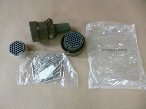 ITT CANNON 37 Position Circular Connector Plug, Female Sockets CA3106E28-21SBF80 - Picture 1 of 3