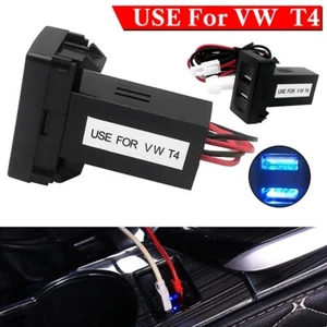 Para VW T4 Transporter 24V Coche USB Cargador Salpicadero Interruptor Vacío Doble - Imagen 1 de 8