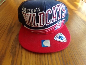 UNIVERSITY of ARIZONA "Wildcats" NWT OSFM Blue Snapback Trucker Hat Retail $30 - Picture 1 of 11