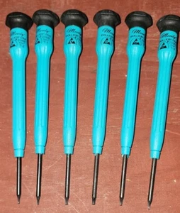 Moody Tools Vintage ACU-MIN POLLOCIS SERIES 6 pc Anti-Static Torx Set 🇺🇸 NOS - Picture 1 of 12