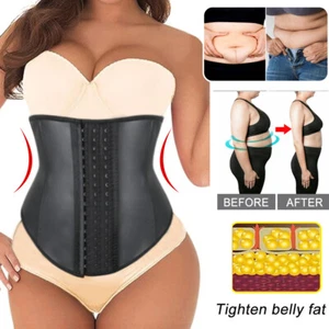Abnehmen Frauen Bauch Kontrolle Taille Trainer Gürtel Bauch Kompression Shaper Girdle - Bild 1 von 19
