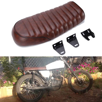 Motorcycle Cafe Racer Flat Seat For Honda CG125 CG150 CG160 CL200 CL350 CL360 - Image 1 of 4