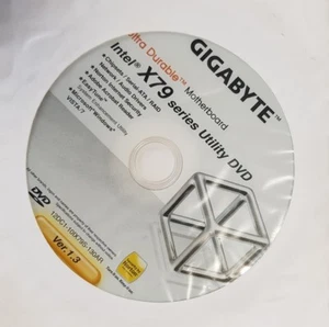 original Gigabyte Mainboard Treiber CD DVD GA-X79 UD5 ~17 Win 7 + 8 Vista - Bild 1 von 1
