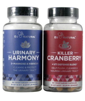 Urinary Tract Supplement Duo Urinary Harmony + Killer Cranberry Exp 11/25 - Image 1 of 4