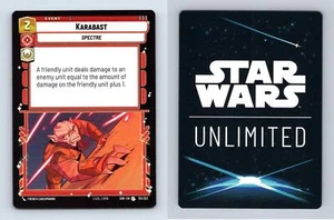 Karabast #151/252 Star Wars Unlimited Spark Of Rebellion Uncommon TCG - Picture 1 of 1