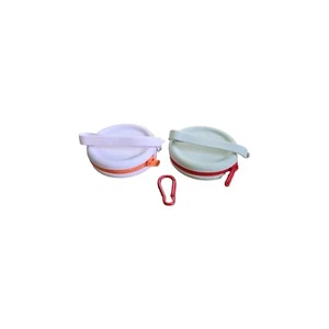 2pcs Silicone Dog Treat Pouch, 3.55" Diameter Portable Small Pet Snack Bag with - Picture 1 of 7