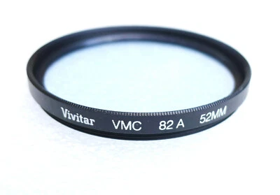 52mm Vivitar (Tiffen) VMC 82A Filter - Multi-Coated - Mild Cooling CC - NEW - Image 1 of 2