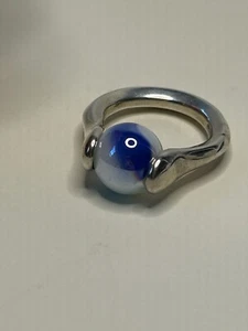 ANILLO PEEWEE LOTUS Got All Your Canbles Talla 10 Plata de Ley Intercambiable - Imagen 1 de 6