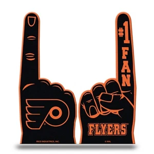 Thin Philadelphia Flyers #1 Fan Foam Fingers. Hand fits inside. SAVE #915/621 - Picture 1 of 1