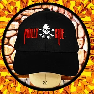 MOTLE CRUE CARNIVAL OF SINS TOUR EMBROIDERED HAT ADJUSTABLE BACK - Imagen 1 de 2