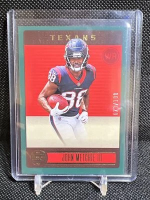 2023 Panini Legacy Green Parallel #38 John Metchie III 073/100 Houston Texans - Image 1 of 3