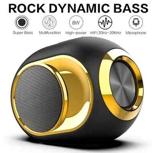 Tragbarer Wireless Lautsprecher Bluetooth Speaker TWS Stereolautsprecher 3D Bass Speaker w - Bild 1 von 8