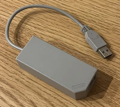 Official Nintendo Wii Lan Adapter RVL-015 Tested Japan Ethernet USB Network - Image 1 of 4