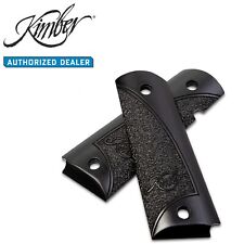Kimber 1911 Full Size Ambi Pistol Grips Stipple/Scallop Black/Gray  1000590A