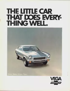 Chevrolet Vega 1972 USA Market Sales Brochure Sedan Coupe Wagon Truck GT - Picture 1 of 1