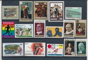 D447607 Ruanda Bonita selección de sellos MNH - Imagen 1 de 1