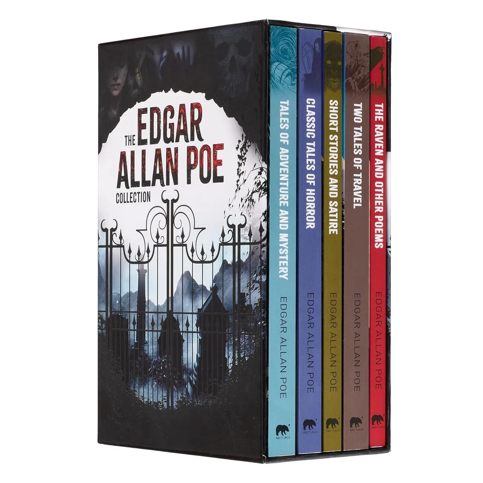 The Edgar Allan Poe Collection: 5 Books Collection Box Set, Paperback NEW - Image 1 of 1