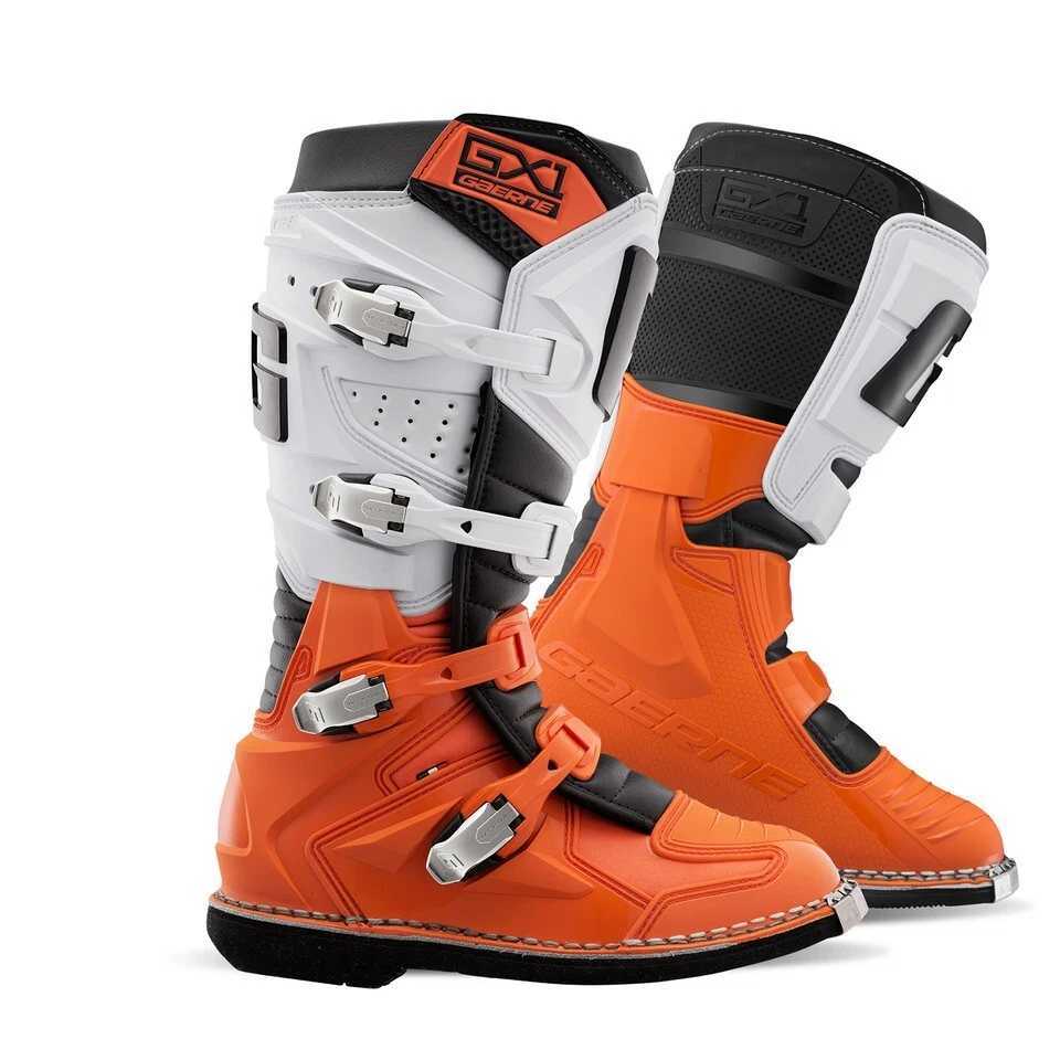 Stivale motocross Gaerne GX 1 Colore Arancio Bianco  N 43 - Immagine 1 di 1