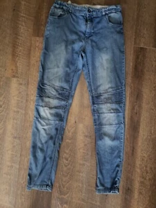 Girls Sz 16 Art Class Super Skinny Emroidered Knee Jeans - Picture 1 of 3