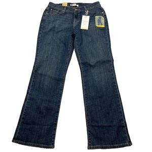 Levi's 529 Curvy Fit Bootcut Women Dark Figure Enhancer Jeans Size 12 Medium - Picture 1 of 7