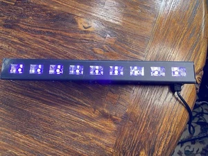 Barra de luz negra UV de 17” 9 LED 27W funciona muy bien sin soportes de montaje - Imagen 1 de 7