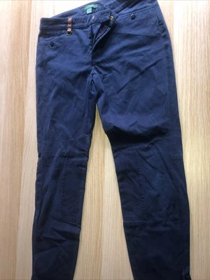 Lauren Ralph Lauren jodhpur Legging trousers Size 6 Riding Equestrian Blue. - Image 1 of 4