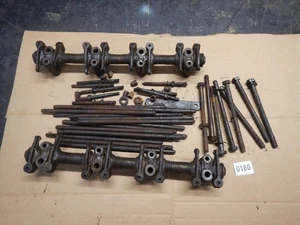 51-61 Studebaker V8 ROCKER SHAFT ARM ASSEMBLIES w BOLTS & PUSH RODS 233 259 289 - Picture 1 of 13