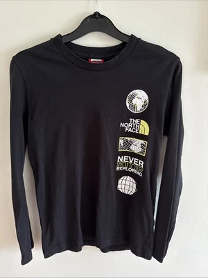 North Face Boys Black T Shirt Size Large Junior/Youth - Image 1 of 4