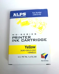 ALPS YELLOW INK CARTRIDGE - OEM Part #106010-00 - NIB NOS - Picture 1 of 4