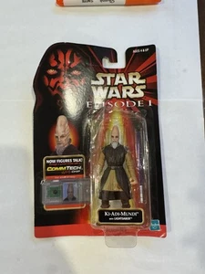Hasbro Star Wars Episode 1 Ki Adi Mundi Actionfigur Commtech 1998 - Bild 1 von 2