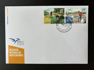 Portugal 2025 - Euromed, Metirranean Natural Resources, FDC stamps set - Picture 1 of 1