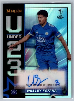 2020-21 Merlin Chrome UCL Wesley Fofana Under 23 Auto /100 RC #U23-WF🔥 - Image 1 of 2