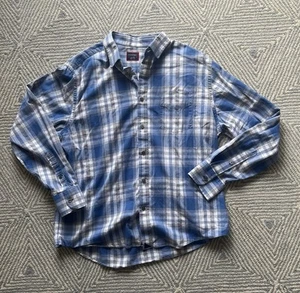 UNTUCKit Long Sleeve Button Shirt - Blue/Gray/White - XL - Bild 1 von 5