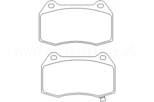 Pastillas de freno delanteras Brembo Performance para: Nissan Skyline BCNR33 R33 GTR 95-98 - Imagen 1 de 1