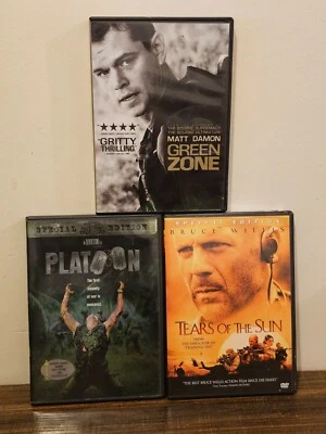 Platoon & Tears of The Sun: Special Edition + Green Zone (DVD) - Image 1 of 4