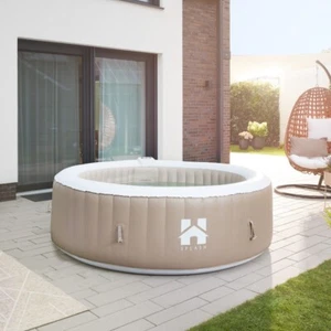 Whirlpool Spa Pool Heizung Massage Aufblasbar Rund 208cm inkl. Abdeckung - Bild 1 von 10