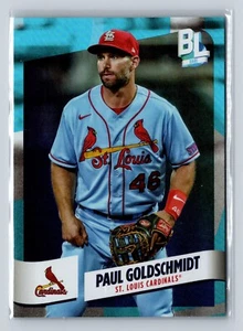 2024 Topps Big League 256 Paul Goldschmidt St Louis Cardinals RARE BLUE FOIL - Picture 1 of 2