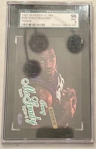 1997-98 Fleer Ultra Rookie SGC 9 Tracy McGrady RC - Picture 1 of 2