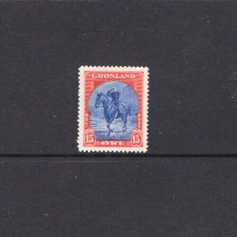 Greenland Sc 14 VLH 1945  Horse Cover