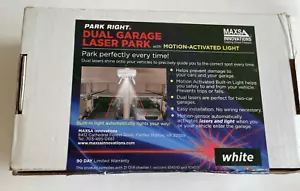 Dual Garage Laser Park Dual Lasers Maxsa Innovations - White - New - Picture 1 of 6