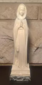 Maria Rosa Mystica Fontanelle Montichiari Virgen María Santa Estatua de resina Italia - Imagen 1 de 6
