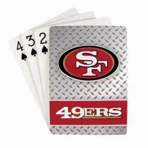 NFL San Francisco 49ers Playing Cards, New (Diamond Plate) New in packaging - Picture 1 of 1